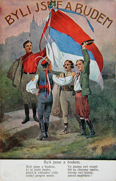 “Byli jsme a budem!”, Czech propaganda postcard, published by VKVK ...